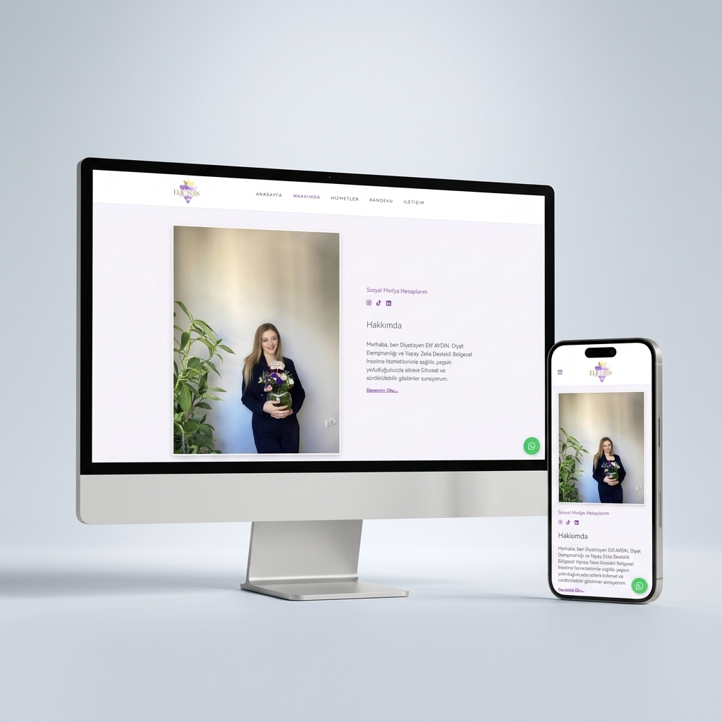 elifaydin.com.tr Mockup